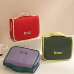 H208 Dopamine Style Toiletry Bag Waterproof Multifunctional Large Capacity Portable Handheld Makeup Organizer Bag With Hook